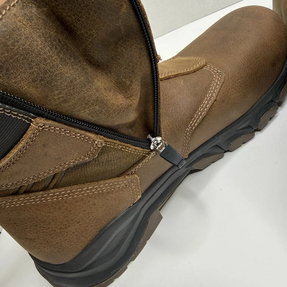 Carolina CA5550 Men’s 12 D Waterproof Side Zip Comp Toe Work Boots NEW